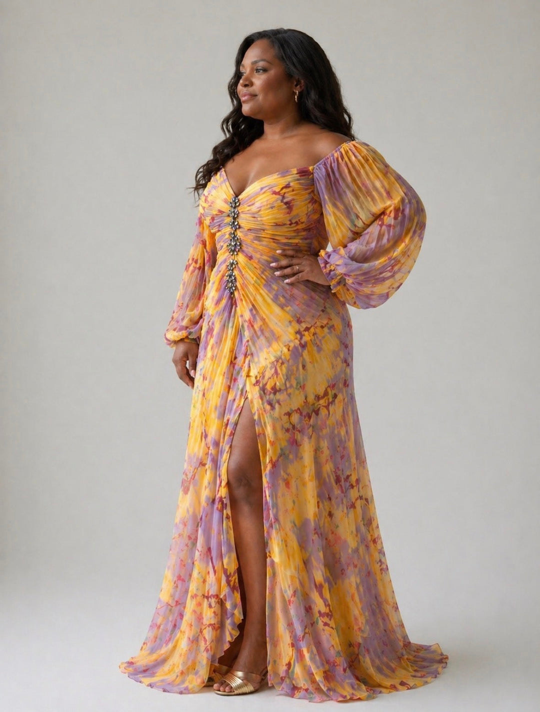 Eleanor | Elegant Dress with V-Neck
