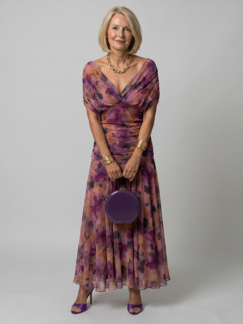 Janice | Flow Midi Dress