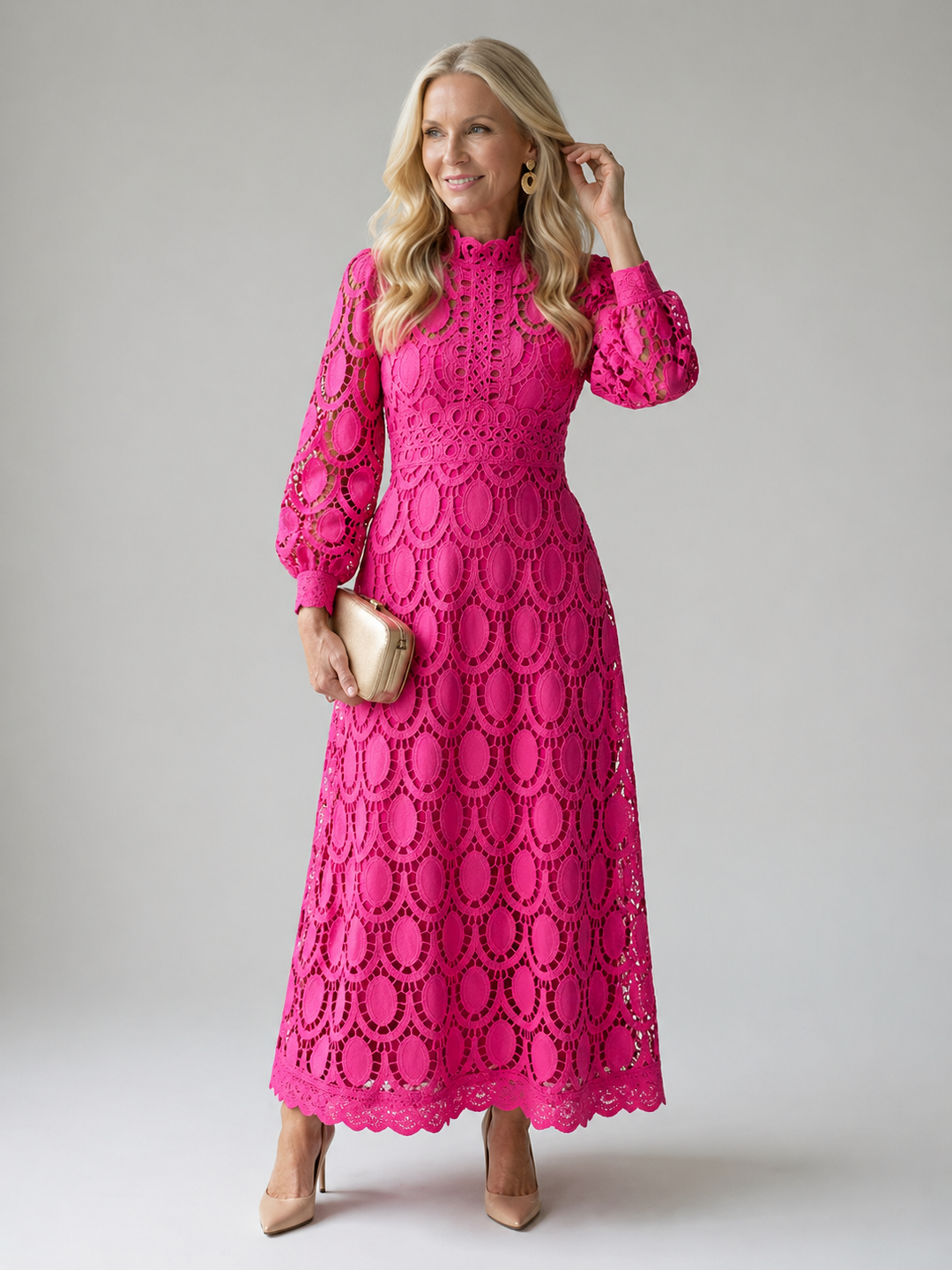 Eloah | Lace Midi Dress