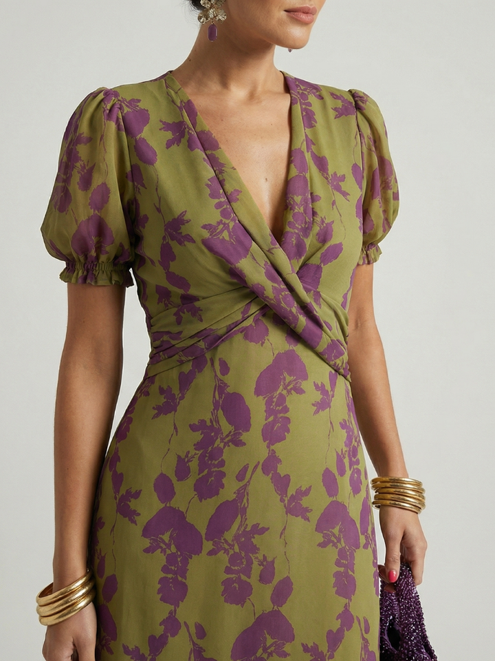 Pauline | Relaxed Floral Midi Dress
