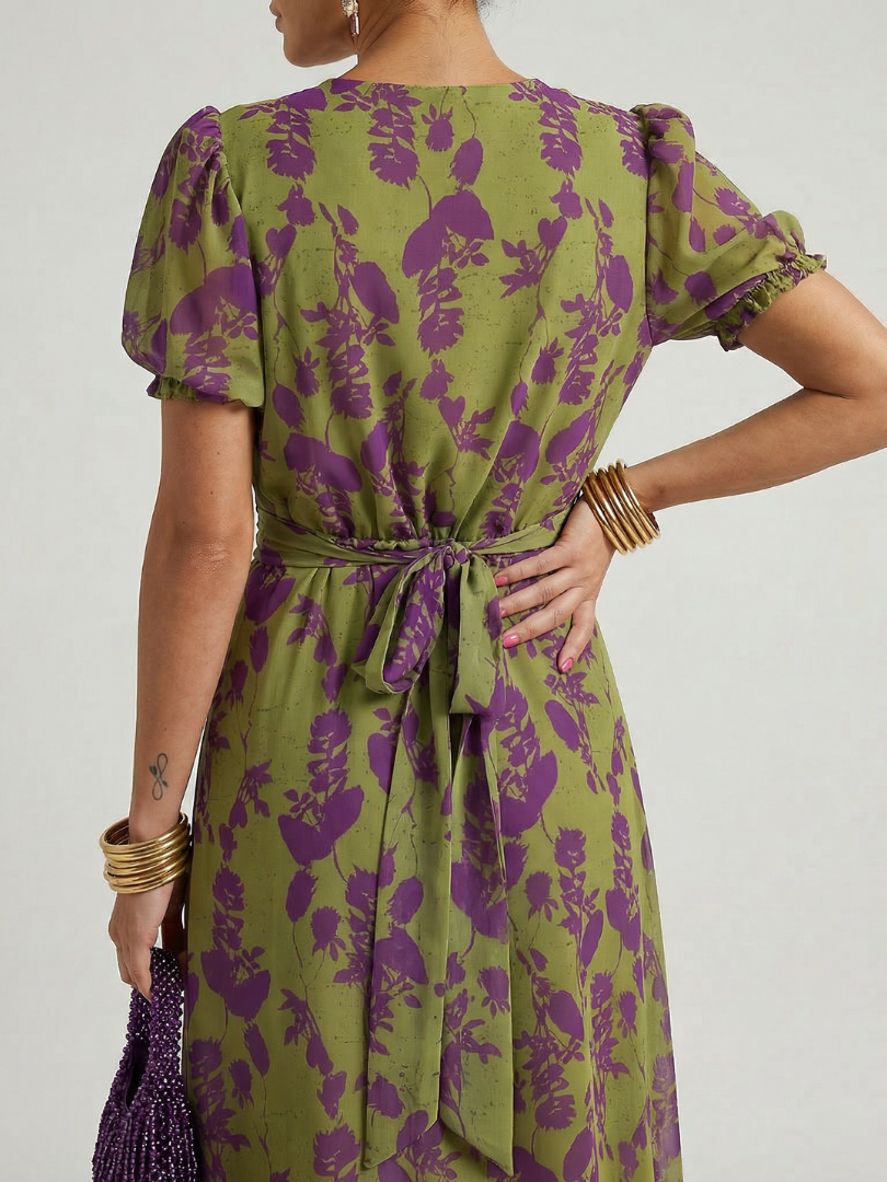 Pauline | Relaxed Floral Midi Dress