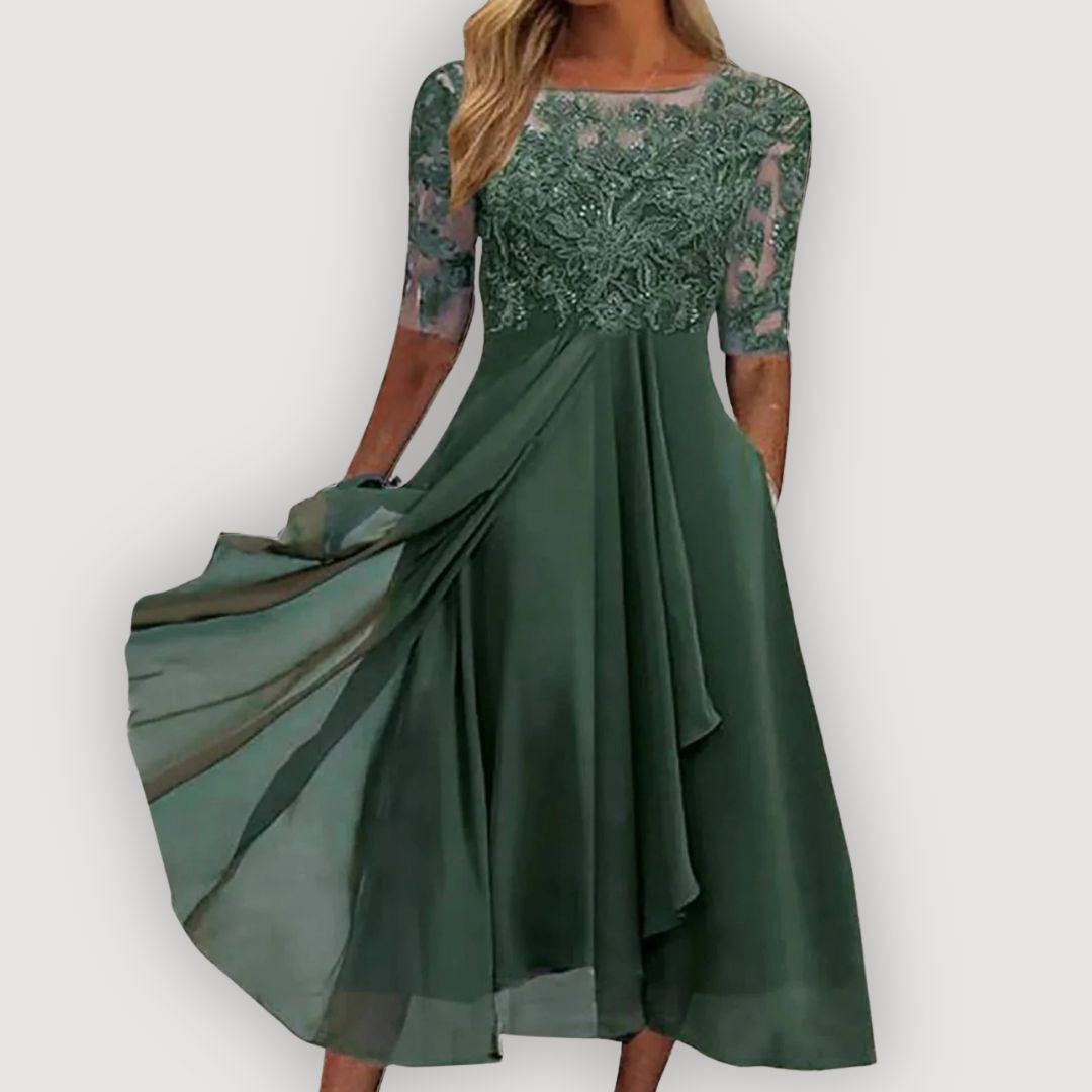 Maria | Elegant Chiffon Dress
