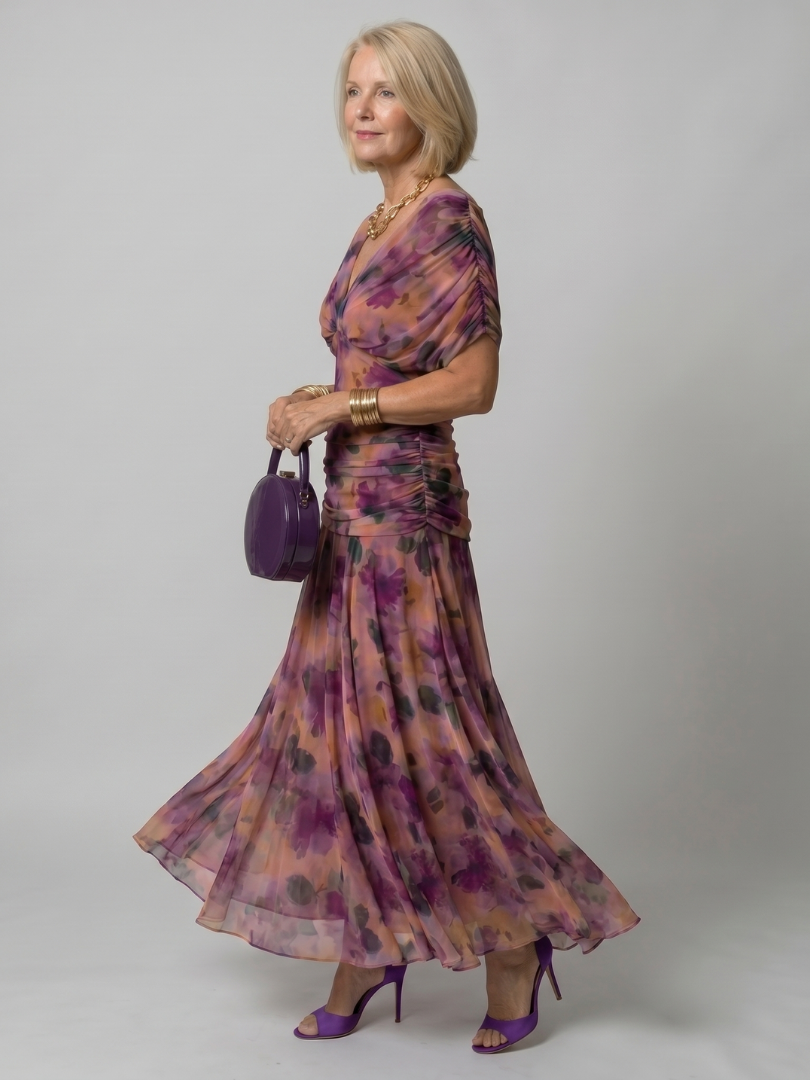 Janice | Flow Midi Dress