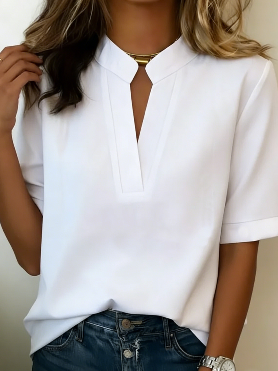 Luna | Relaxed Short Sleeve Shirt