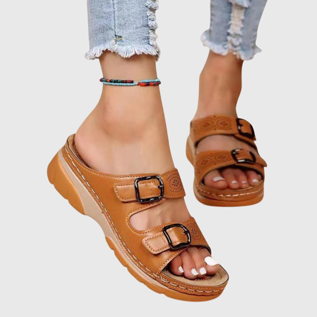 Olivia™ | Orthopedic Leather Sandals