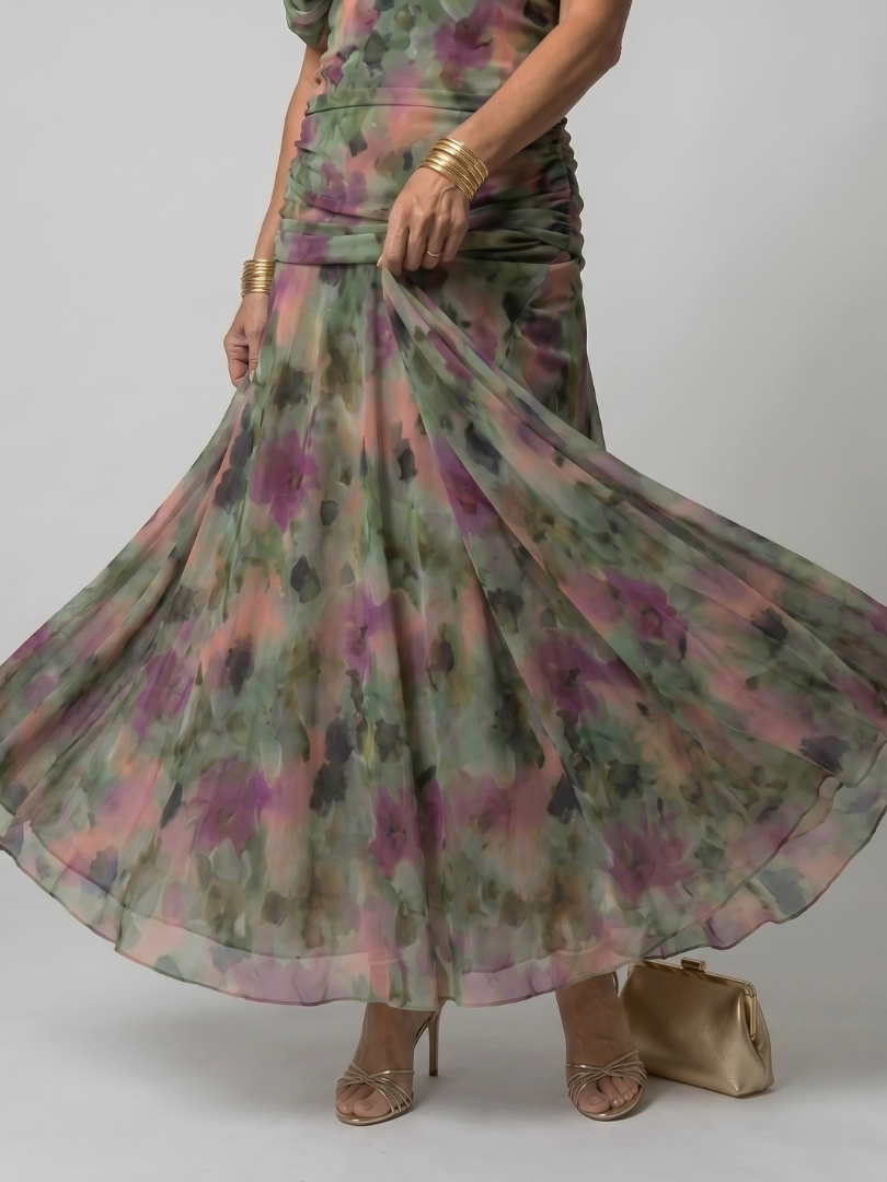 Janice | Flow Midi Dress
