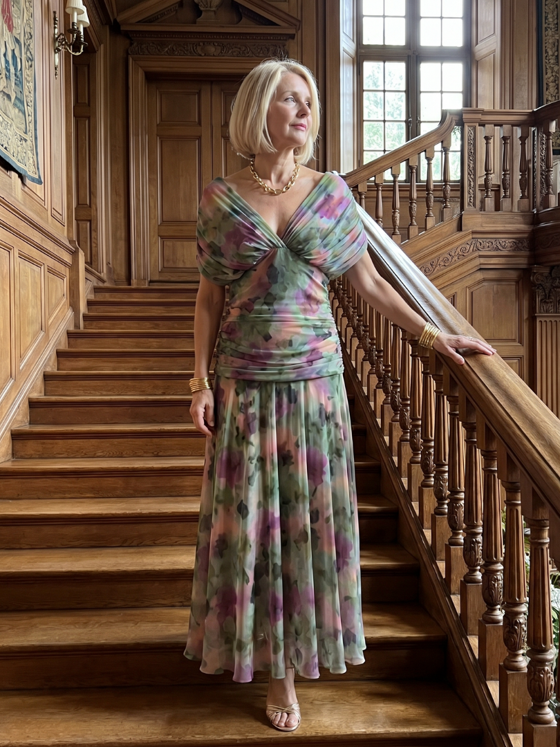 Janice | Flow Midi Dress