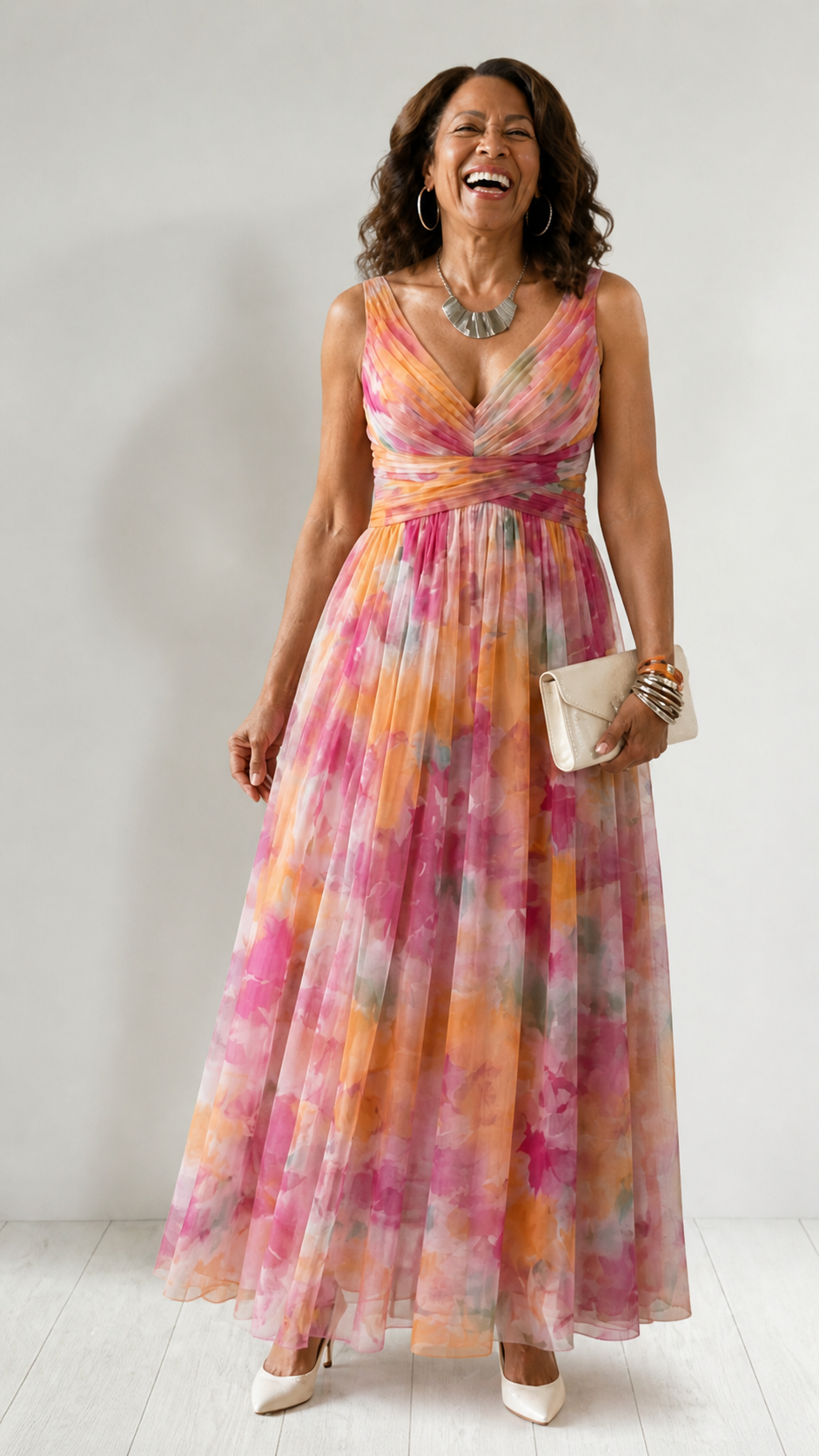 Doris | Soft Wrap Maxi Dress