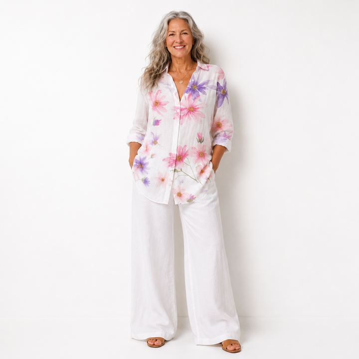 Astra | Colorful Pattern Blouse