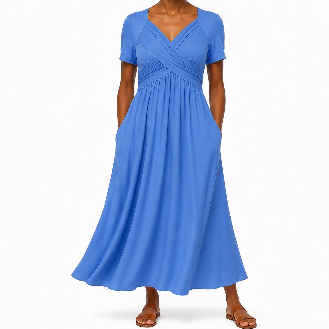 Leia | Elegant Dress with Tummy Coverage