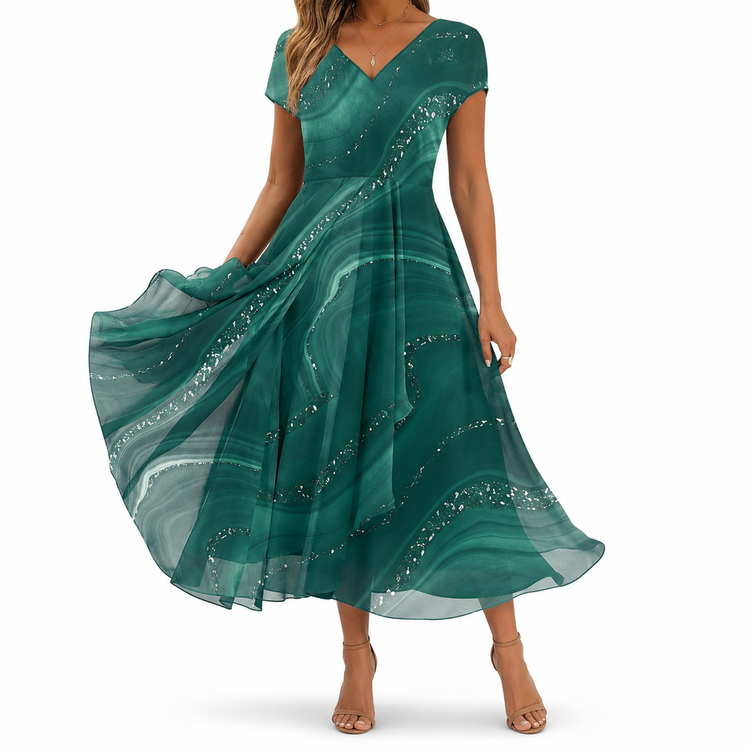 AUBRIELLE™ | Flowing Midi Dress