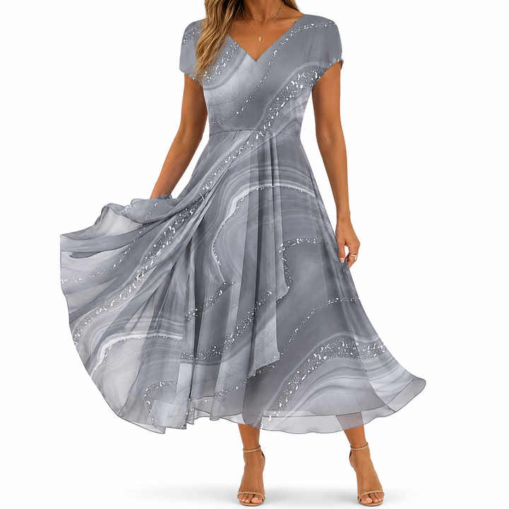 AUBRIELLE™ | Flowing Midi Dress