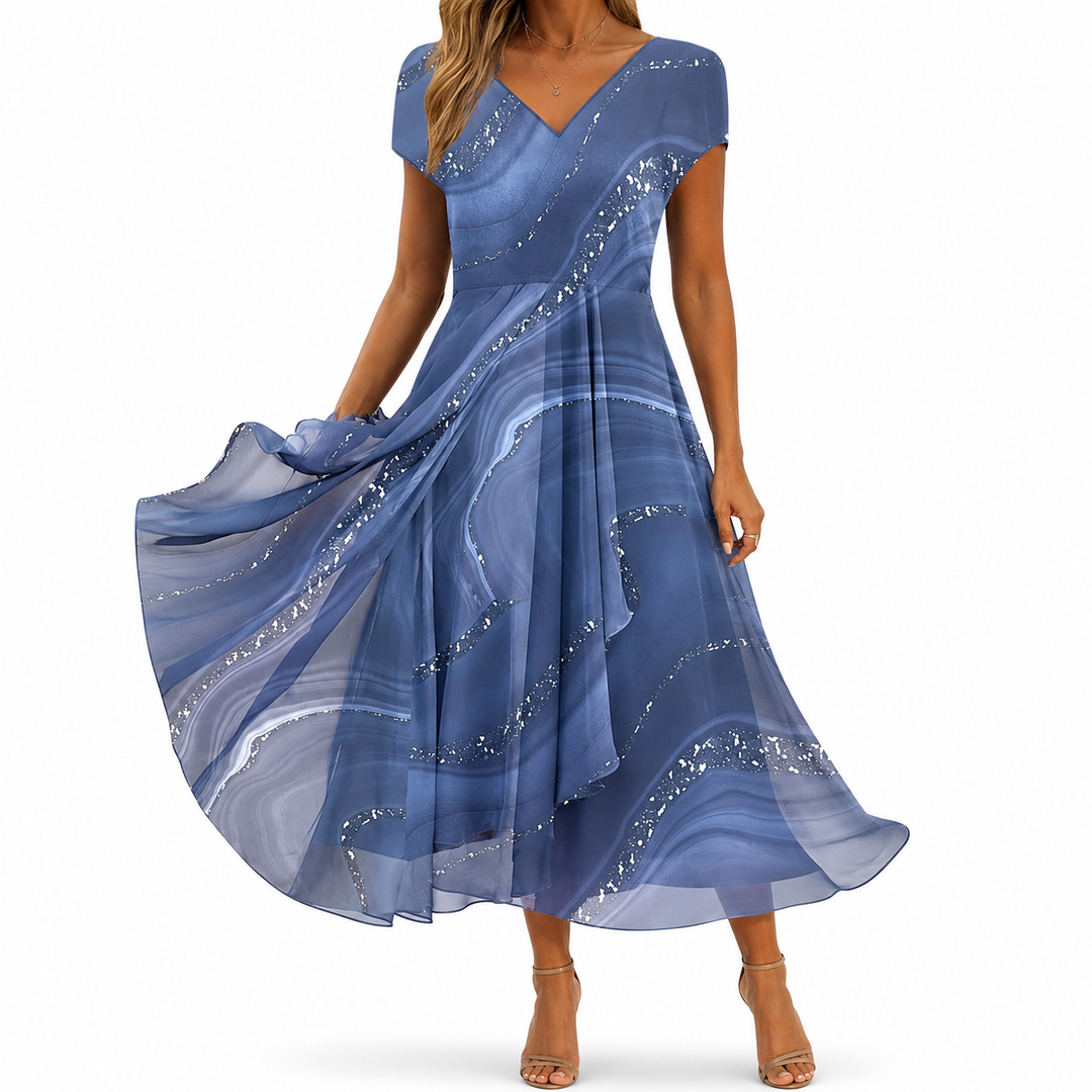 AUBRIELLE™ | Flowing Midi Dress