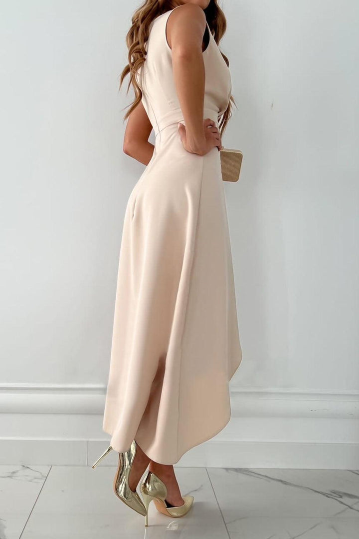 Mandy |Midi Wrap Dress with V-Neck