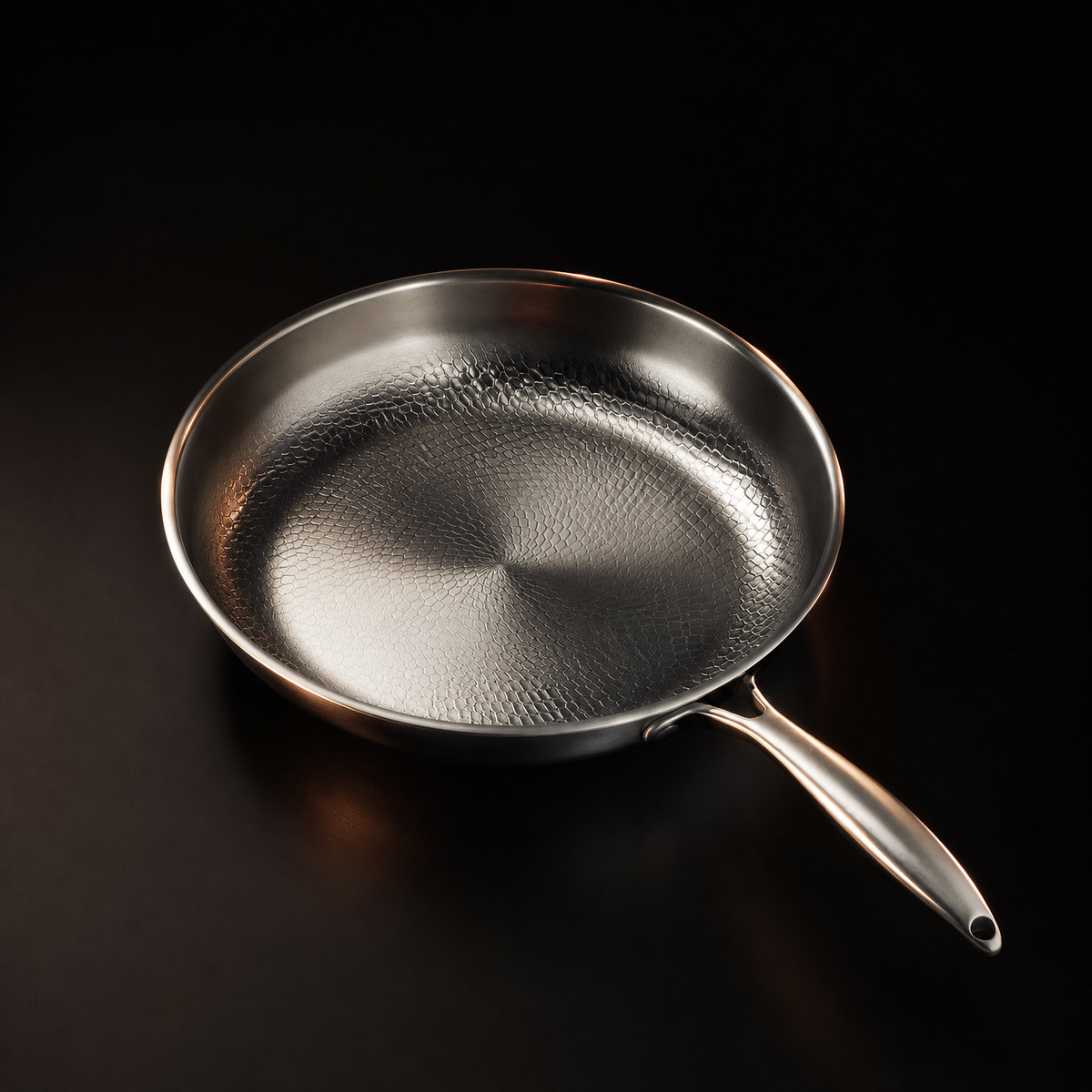 Hand-Hammered Titanium Pan